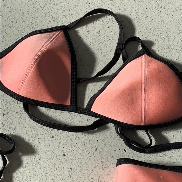 Retro Triangl bikini  (pink) - Picture 3 of 4